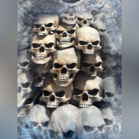 Halloween Skull Graphic T-Shirt - Picture 4 of 7